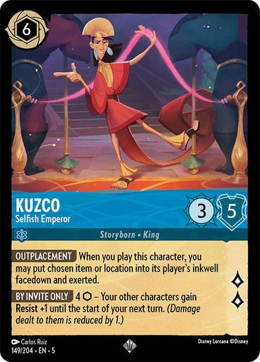 Kuzco - Selfish Emperor (Non - foil ) - Con T de Tlacuache - Ravensburger