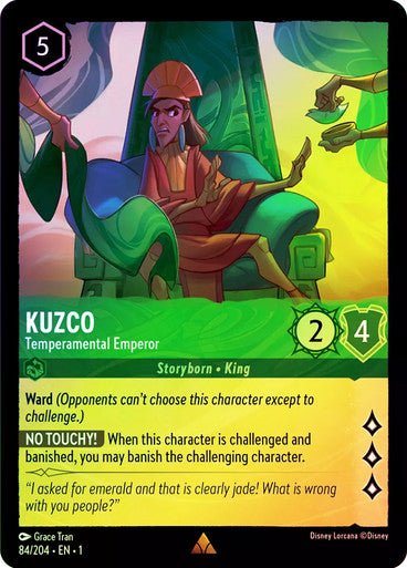 Kuzco - Temperamental Emperor ( Cold Foil ) - Con T de Tlacuache - Ravensburger
