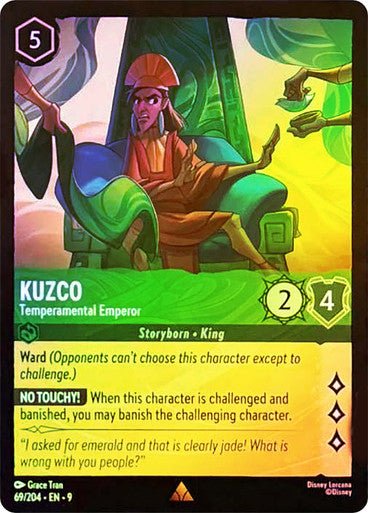 Kuzco - Temperamental Emperor (Cold Foil) - Con T de Tlacuache - Ravensburger