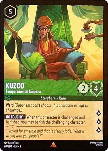 Kuzco - Temperamental Emperor (Non - foil) - Con T de Tlacuache - Ravensburger
