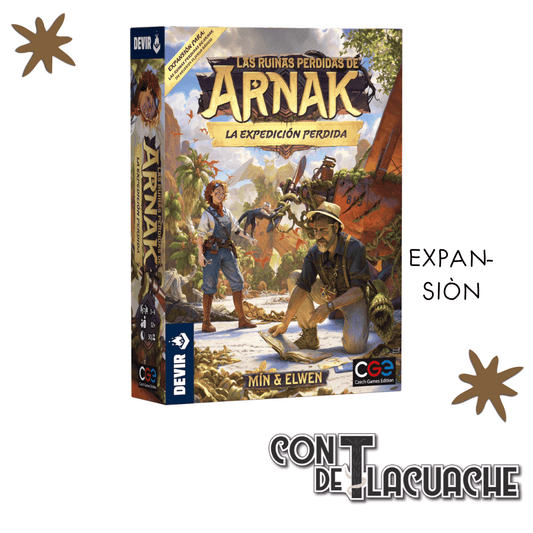 La Expedicion Perdida de Arnak Exp | Devir - Con T de Tlacuache - Devir