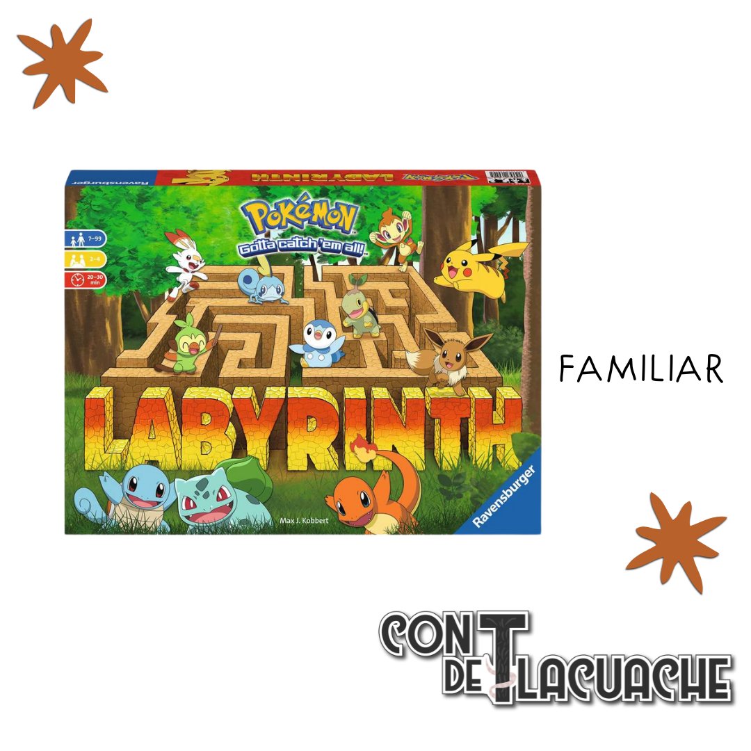 Labyrinth Pokemon Edition | Ravensburger - Con T de Tlacuache - Con T de Tlacuache