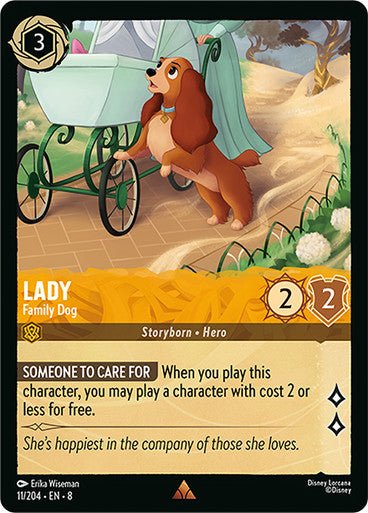 Lady - Family Dog (Non - foil) - Con T de Tlacuache - Ravensburger