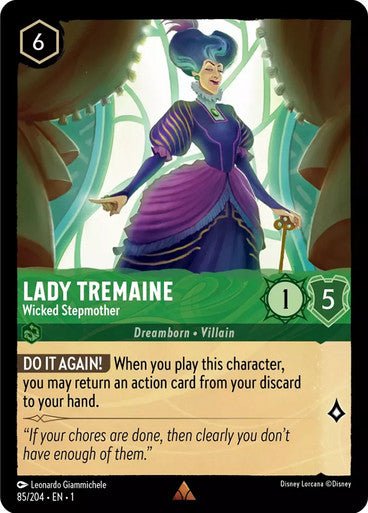 Lady Tremaine - Wicked Stepmother ( Non - foil ) - Con T de Tlacuache - Ravensburger