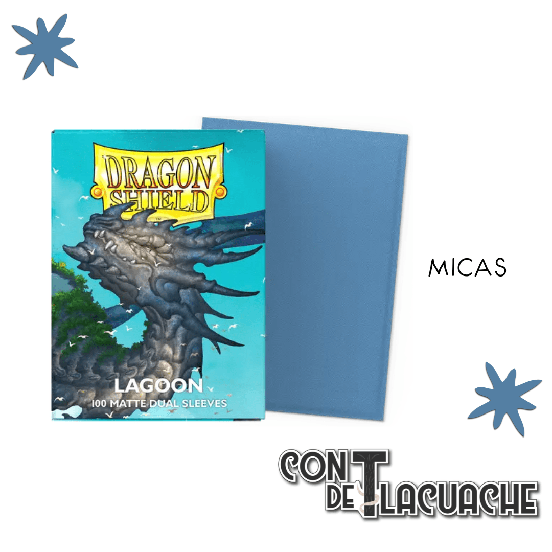 Lagoon Dual Matte Standard 100pz | Dragon Shield - Con T de Tlacuache - Dragonshield