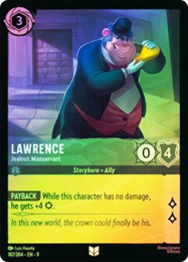 Lawrence - Jealous Manservant (Cold Foil) - Con T de Tlacuache - Ravensburger