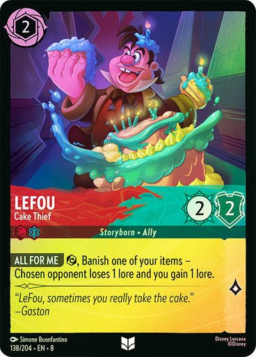 LeFou - Cake Thief (Cold Foil) - Con T de Tlacuache - Ravensburger