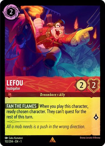 Lefou - Instigator ( Cold Foil ) - Con T de Tlacuache - Ravensburger