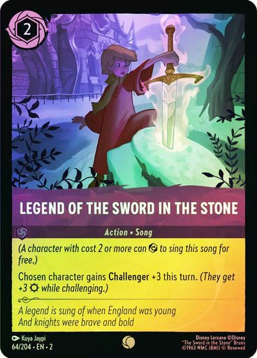 Legend of the Sword in the Stone (Cold Foil) - Con T de Tlacuache - Ravensburger