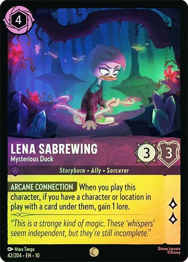 Lena Sabrewing (Cold Foil) - Con T de Tlacuache - Ravensburger