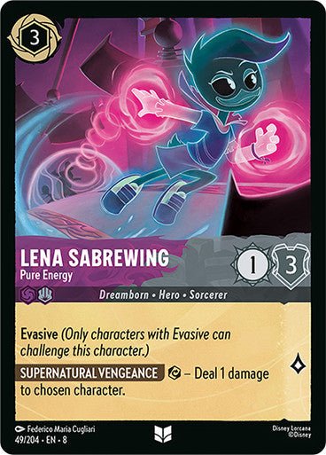 Lena Sabrewing - Pure Energy (Non - foil) - Con T de Tlacuache - Ravensburger