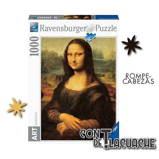 Leonardo Da Vinci - Mona Lisa (1000piezas) | Ravensburger - Con T de Tlacuache - Ravensburger
