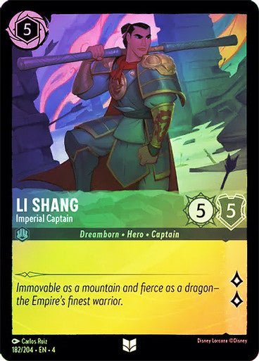 Li Shang - Imperial Captain ( Cold Foil ) | Ravesburger - Con T de Tlacuache - Ravensburger