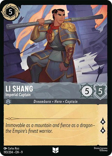 Li Shang - Imperial Captain (Non - foil) - Con T de Tlacuache - Ravensburger