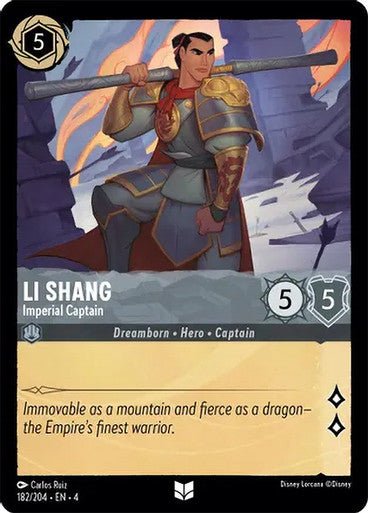 Li Shang - Imperial Captain ( Non - foil ) | Ravesburger - Con T de Tlacuache - Ravensburger