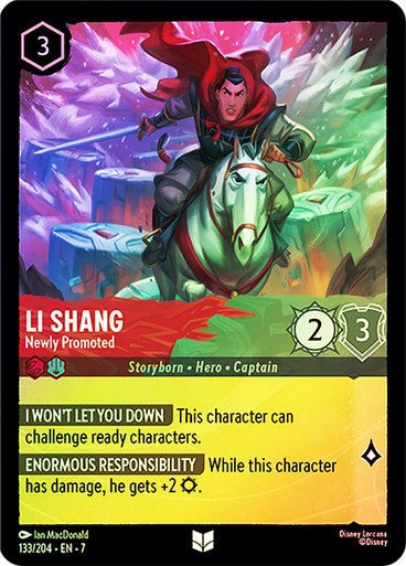 Li Shang - Newly Promoted (Cold Foil) - Con T de Tlacuache - Ravensburger