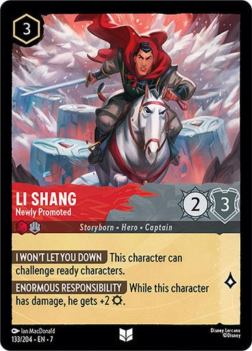 Li Shang - Newly Promoted (Non - foil) - Con T de Tlacuache - Ravensburger