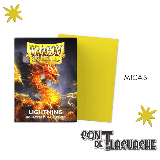 Lightning Dual Matte Standard 100pz | Dragon Shield - Con T de Tlacuache - Dragonshield