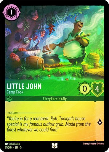 Little John - Camp Cook (Cold Foil ) - Con T de Tlacuache - Ravensburger