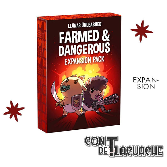 Llamas Unleashed Farmed & Dangerous (Expansión) | Tee Turtle - Con T de Tlacuache - Tee Turtle