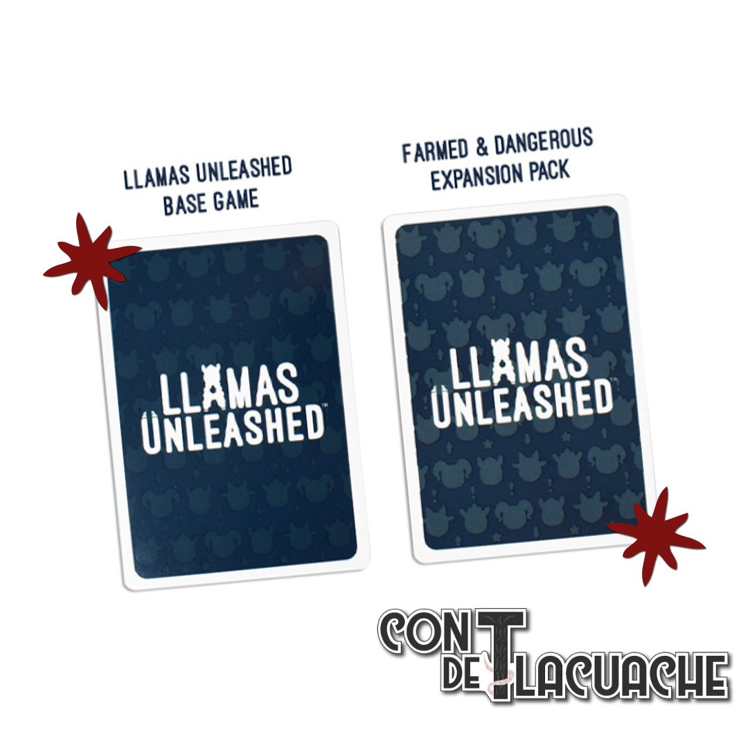 Llamas Unleashed Farmed & Dangerous (Expansión) | Tee Turtle - Con T de Tlacuache - Tee Turtle