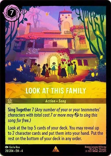 Look at this Family ( Cold Foil ) | Ravesburger - Con T de Tlacuache - Ravensburger