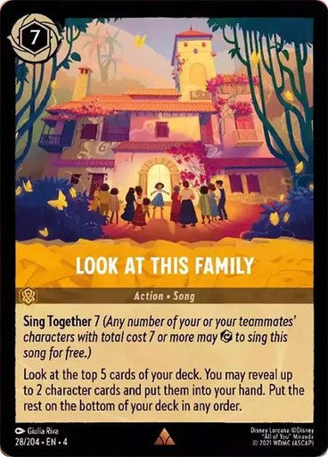 Look at this Family ( Non - foil ) | Ravesburger - Con T de Tlacuache - Ravensburger