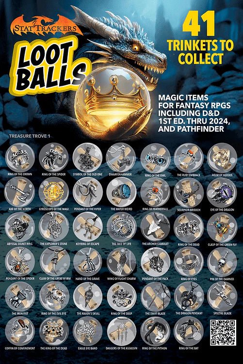 Loot Balls D&D 5E | Stat Trackers - Con T de Tlacuache - Con T de Tlacuache