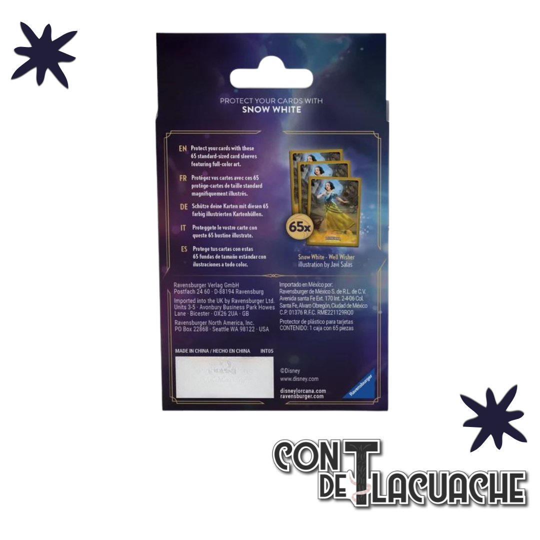 Lorcana Card Sleeves Blancanieves | Ravensburger - Con T de Tlacuache - Ravesburger