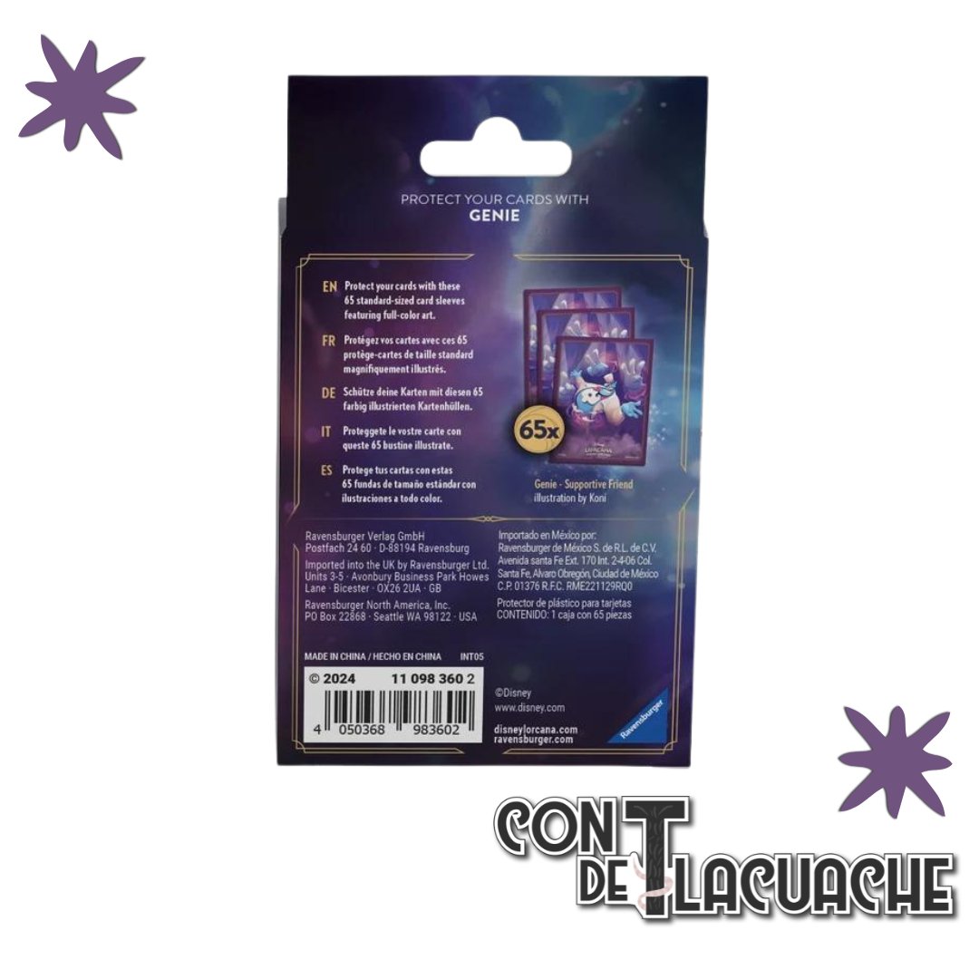 Lorcana Card Sleeves Genio | Ravensburger - Con T de Tlacuache - Ravesburger