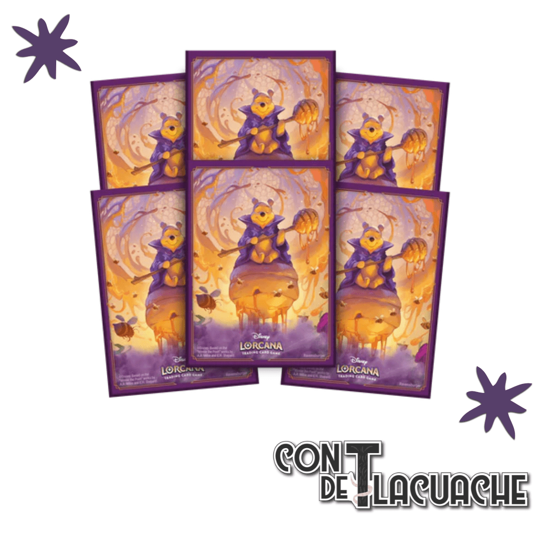 Lorcana Card Sleeves Winnie Pooh Azurite Sea | Ravensburger - Con T de Tlacuache - Lorcana