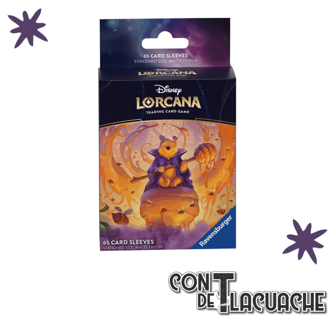 Lorcana Card Sleeves Winnie Pooh Azurite Sea | Ravensburger - Con T de Tlacuache - Lorcana
