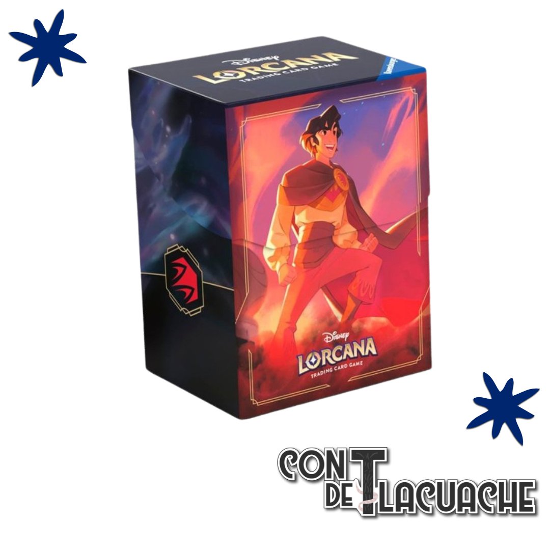 Lorcana Deck Box Aladdin Shimmering Skies | Ravensburger - Con T de Tlacuache - Lorcana