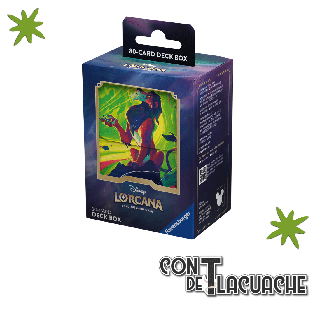 Lorcana Deck Box Scar Deckbox Azurite Sea | Ravensburger - Con T de Tlacuache - Lorcana