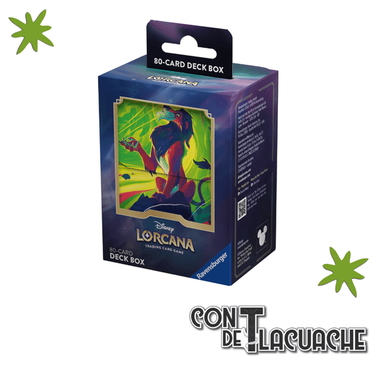 Lorcana Deck Box Scar Deckbox Azurite Sea | Ravensburger - Con T de Tlacuache - Lorcana