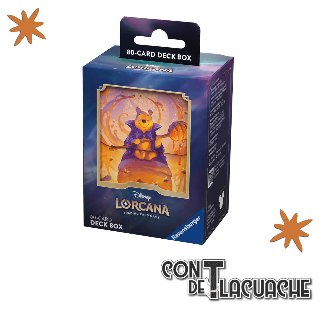 Lorcana Deck Box Winnie Pooh Deckbox Azurite Sea | Ravensburger - Con T de Tlacuache - Lorcana