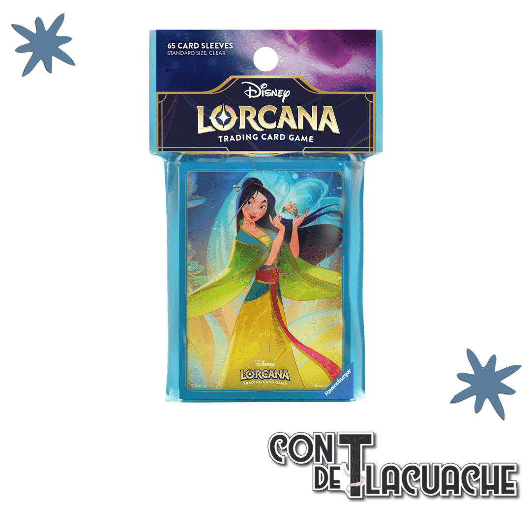 Lorcana Fabled Card Sleeves Mulan | Ravensburger - Con T de Tlacuache - Ravensburger