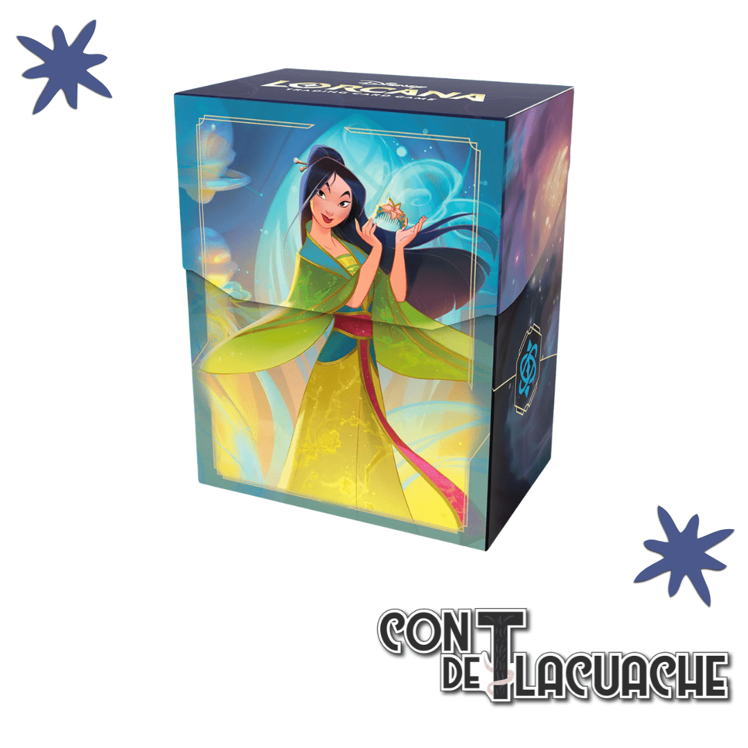 Lorcana Fabled Deck Box Mulan | Ravensburger - Con T de Tlacuache - Ravensburger