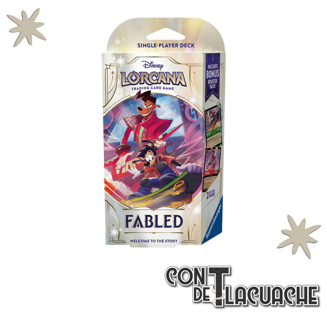 Lorcana Fabled Starter Deck Emerald & Ruby | Ravensburger - Con T de Tlacuache - Ravensburger