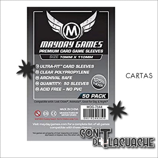 "Lost Cities" Micas de Cartas Magnum Ultra - Fit Premium Protection (50pzas) | Mayday Games - Con T de Tlacuache - Mayday Games