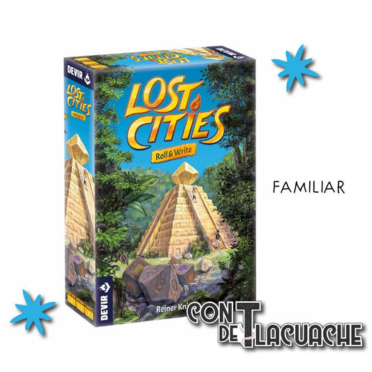 Lost Cities Roll & Write | Devir - Con T de Tlacuache - Devir