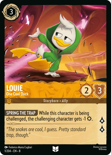 Louie - One Cool Duck (Non - foil) - Con T de Tlacuache - Ravensburger