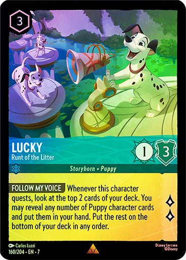 Lucky - Runt of the Litter (Cold Foil) - Con T de Tlacuache - Ravensburger