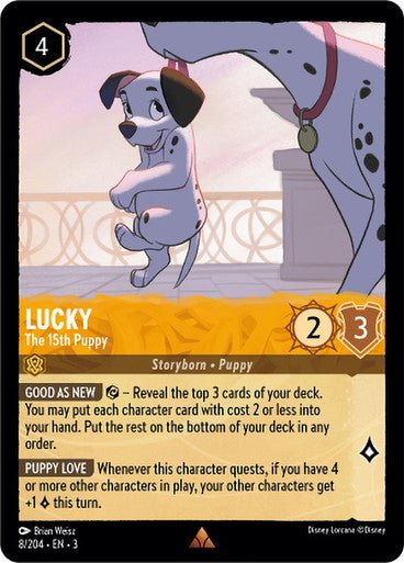 Lucky - The 15th Puppy (Non - foil) - Con T de Tlacuache - Ravensburger