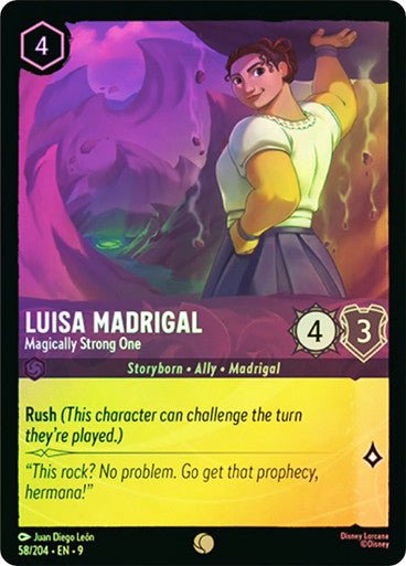 Luisa Madrigal - Magically Strong One (Cold Foil) - Con T de Tlacuache - Ravensburger