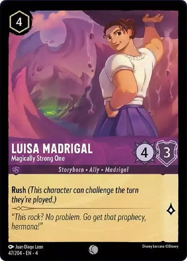 Luisa Madrigal - Magically Strong One ( Non - foil ) | Ravesburger - Con T de Tlacuache - Ravensburger