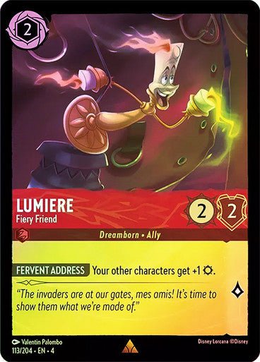 Lumiere - Fiery Friend ( Cold Foil ) | Ravesburger - Con T de Tlacuache - Ravensburger