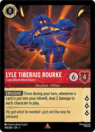 Lyle Tiberius Rourke - Crystallized Mercenary (Non - foil) - Con T de Tlacuache - Ravensburger