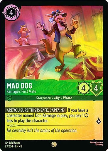 Mad Dog - Karnage's First Mate (Cold Foil) - Con T de Tlacuache - Ravensburger