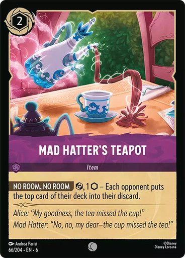 Mad Hatter's Teapot ( Non - foil ) - Con T de Tlacuache - Ravensburger
